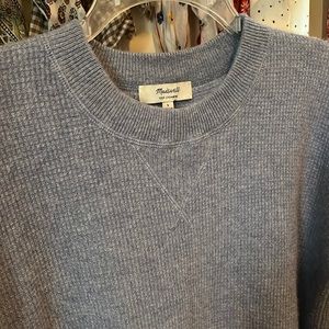 Madewell Cashmere Waffle Sweatshirt!